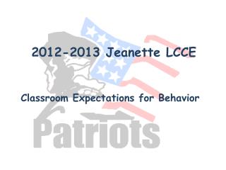 2012-2013 Jeanette LCCE