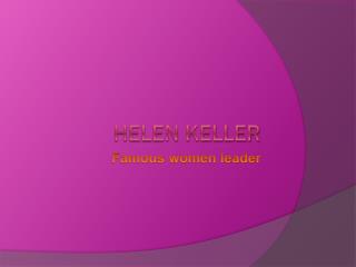 Helen Keller