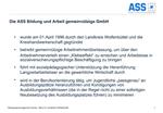 Die ASS Bildung und Arbeit gemeinn tzige GmbH