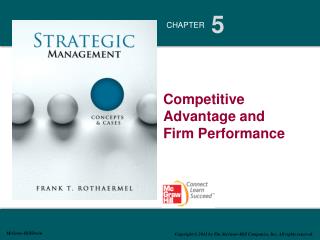 Competitive Advantage and Firm Performance