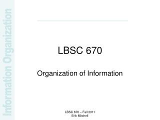 LBSC 670