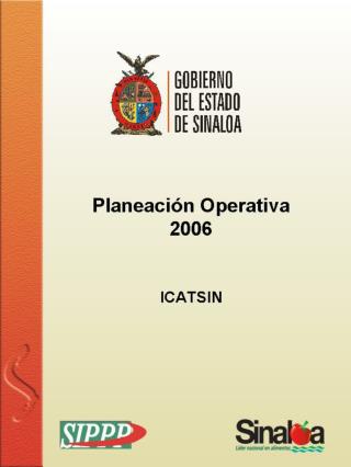 Presentación del Programa Operativo Anual de ICATSIN 2006