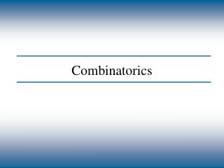 Combinatorics