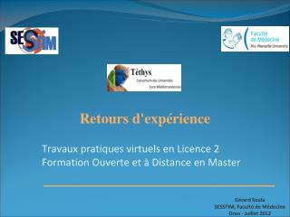 Travaux pratiques virtuels en Licence 2 Formation Ouverte et à Distance en Master 