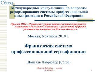 План доклада