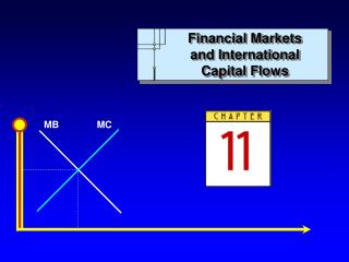 Financial Markets and International Capital Flows