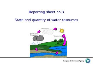 Reporting sheet no. 3 State and quantity of water resources