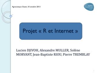 Projet « R et Internet »