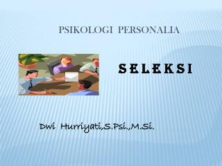 PSIKOLOGI PERSONALIA