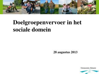 Doelgroepenvervoer in het sociale domein