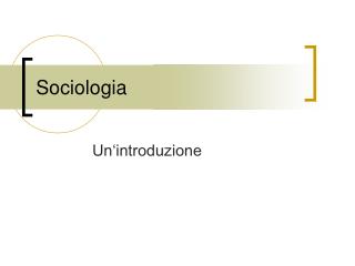 Sociologia