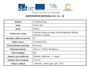 Identifikátor materiálu: EU - 12 - 52