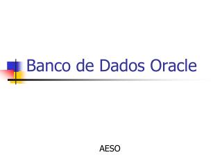 Banco de Dados Oracle