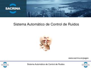 Sistema Automático de Control de Ruidos