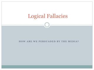 Logical Fallacies