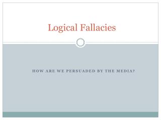 Logical Fallacies