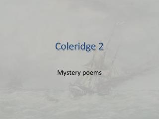 Coleridge 2