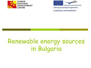 Renewable е nergy sources in Bulgaria