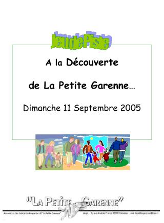 A la Découverte de La Petite Garenne … Dimanche 11 Septembre 2005