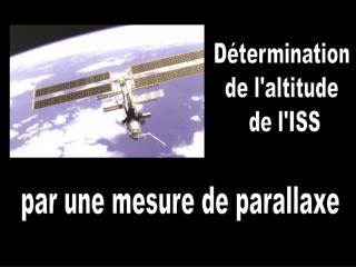 par une mesure de parallaxe