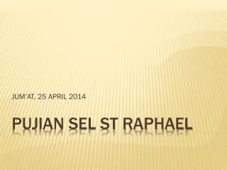 PUJIAN SEL ST RAPHAEL