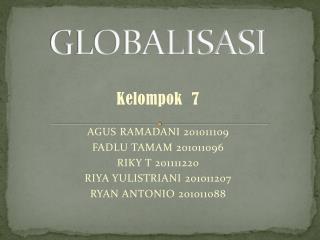 GLOBALISASI