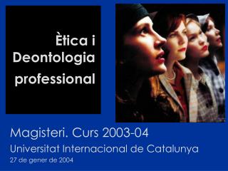Ètica i Deontologia professional