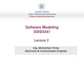 Eng. Mohammed Timraz Electronics &amp; Communication Engineer