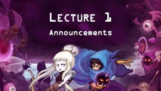 Lecture 1