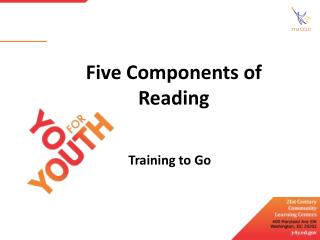 Five Components of Reading