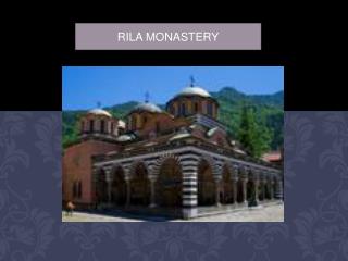 RILA MONASTERY