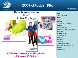 2008 oktoober RIMI