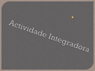 Actividade Integradora