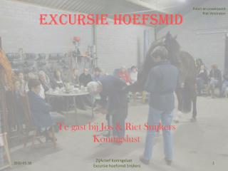 Excursie Hoefsmid