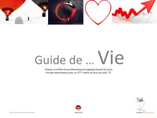 Guide de … Vie