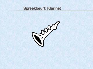 Spreekbeurt: Klarinet