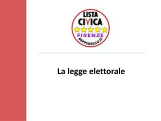 La legge elettorale