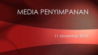 Media Penyimpanan