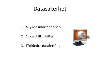 Datasäkerhet