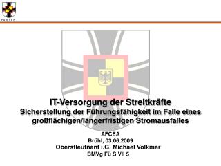 IT-Versorgung der Streitkräfte