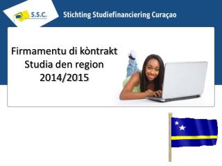 Firmamentu di kòntrakt Studia den region 2014/2015