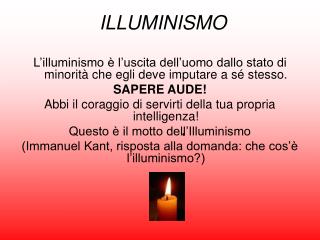 ILLUMINISMO