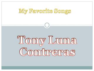 My Favorite Songs