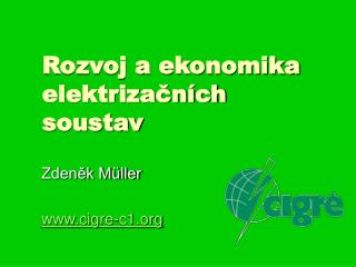 Rozvoj a ekonomika elektrizačních soustav