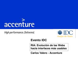 Evento IDC