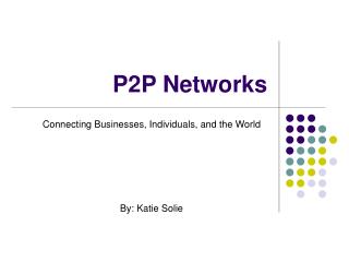 P2P Networks