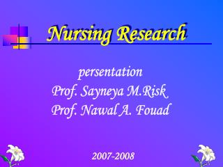 Nursing Research