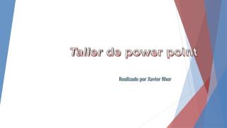 Taller de power point