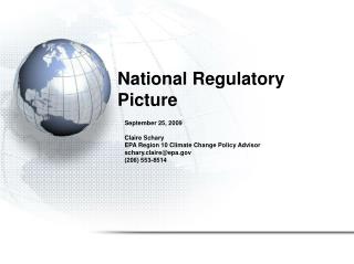 National Regulatory Picture