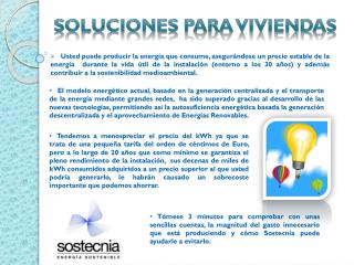 Soluciones para viviendas